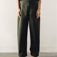 Cordera Chunky Cotton Pants, Green