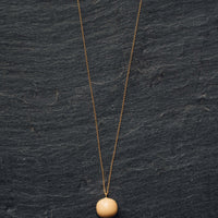 Rou Jewelry White Moon Necklace