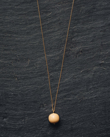 Rou Jewelry White Moon Necklace