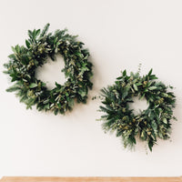 Holiday Wreath, Eucalyptus Mix