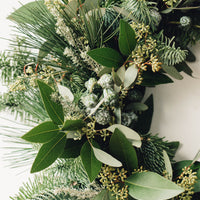 Holiday Wreath, Eucalyptus Mix