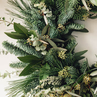 Holiday Wreath, Eucalyptus Mix