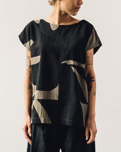 Uzi Oversized Tunic Top, Olive Plant