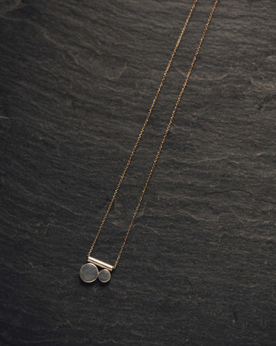 Another Feather Meridian Necklace, Sterling Silver
