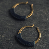Crescioni Kiva Earrings, Indigo