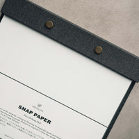 Postalco Snap Pad, Faded Black