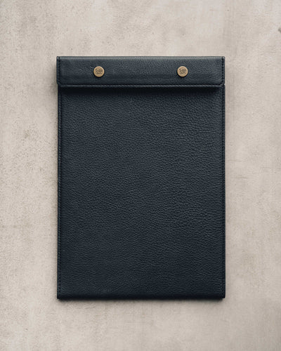 Postalco All Leather Snap Pad, Black