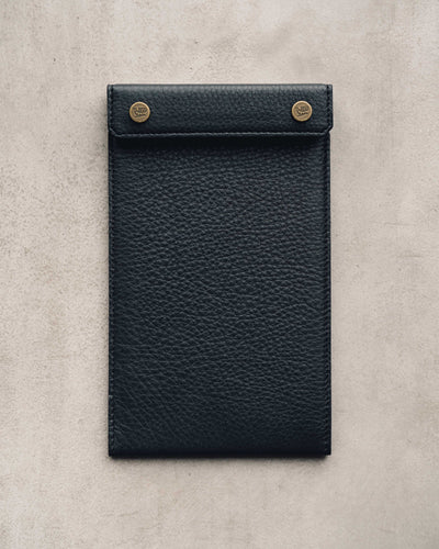 Postalco All Leather Snap Pad, Black