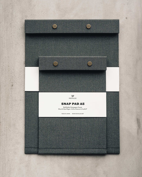 Postalco Snap Pad, Faded Black | Glasswing