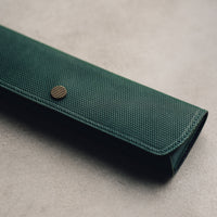 Postalco Three Pen Case, Emerald Green