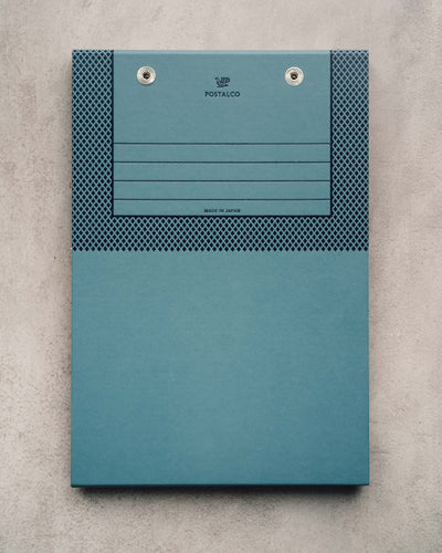 Postalco Press Board Snap Pad, Slate Blue