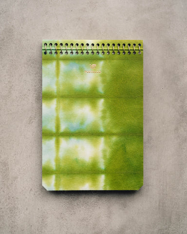 Postalco Notebook, Kelp Green Square Dyed