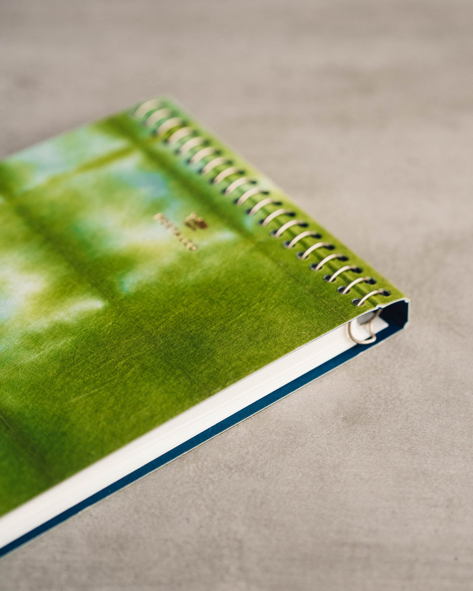 Postalco Notebook, Kelp Green Square Dyed