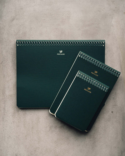 Postalco Bank Green Notebooks