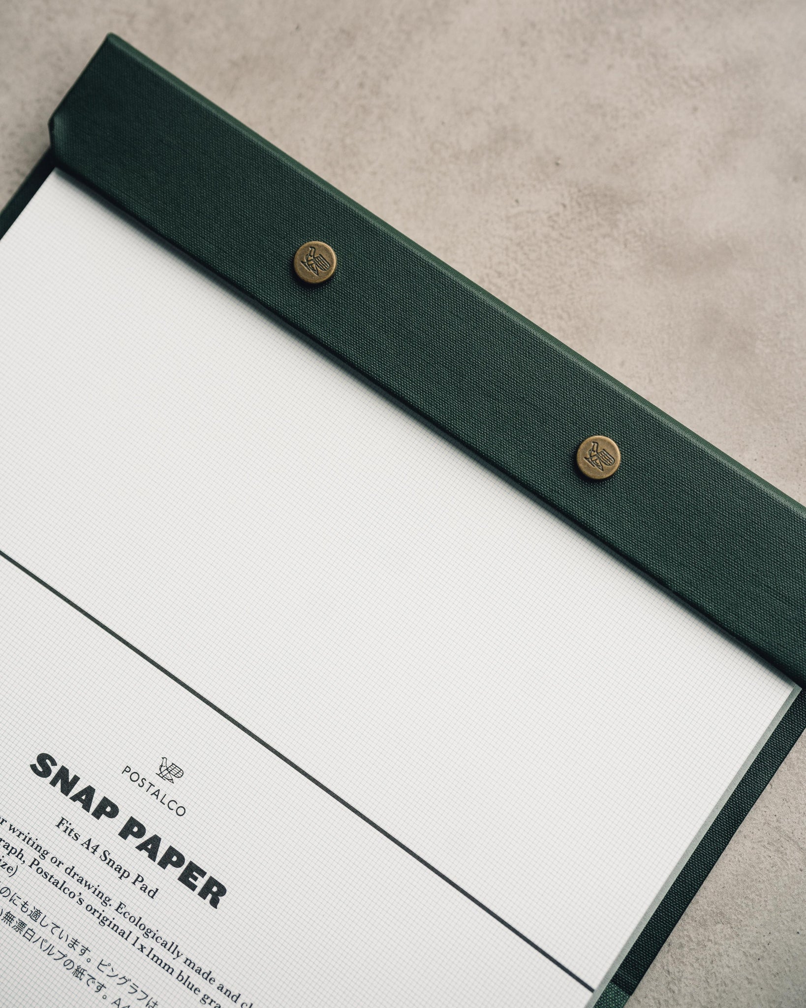 Postalco Snap Pad, Forest Green
