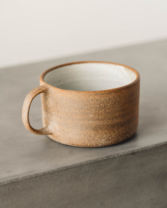 Natasha Alphonse Desert Mug, Reduction Fired