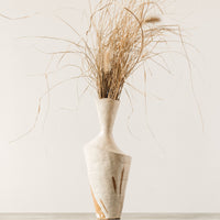 Ayame Bullock Cream Vase