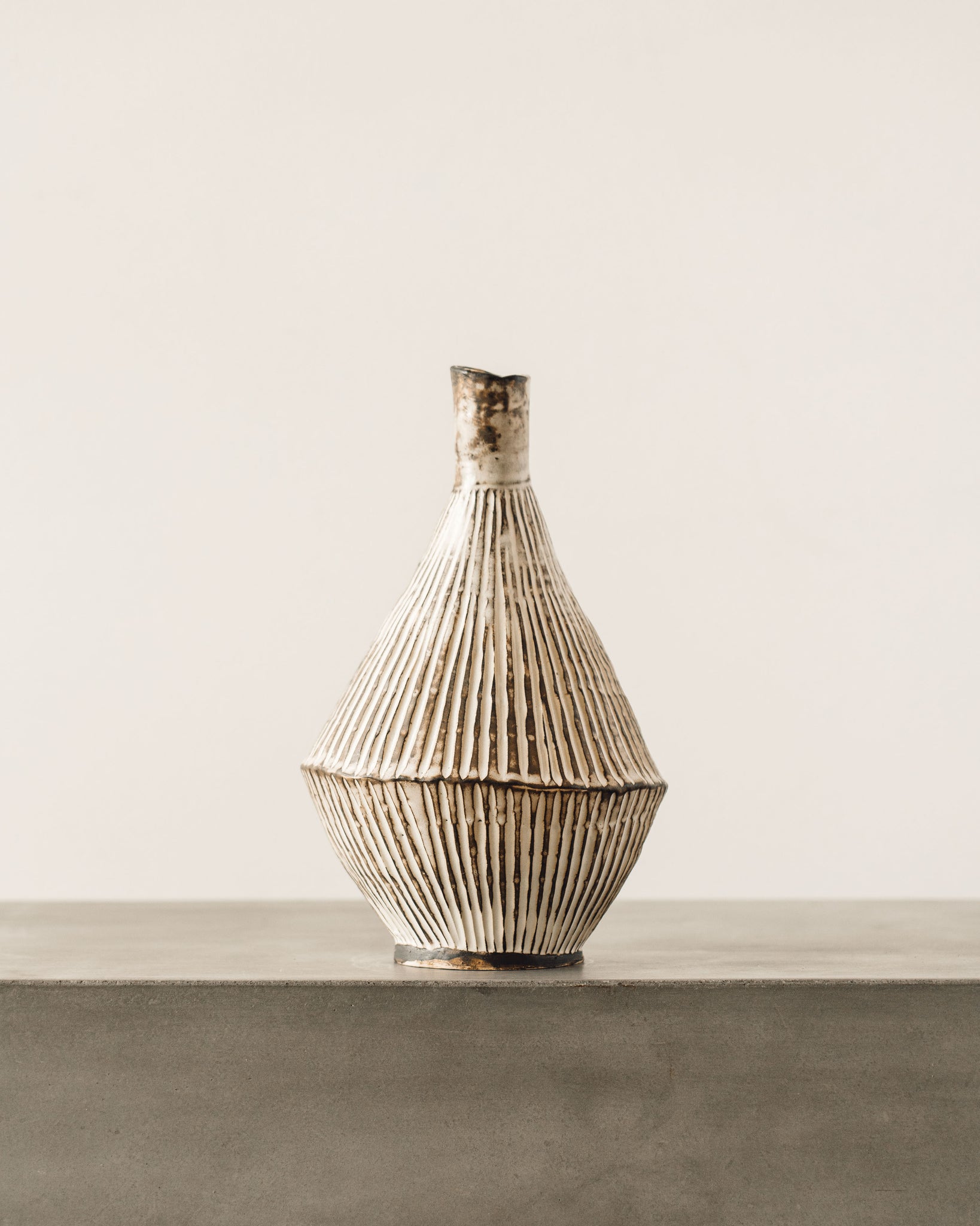 Ayame Bullocks Striped Vase