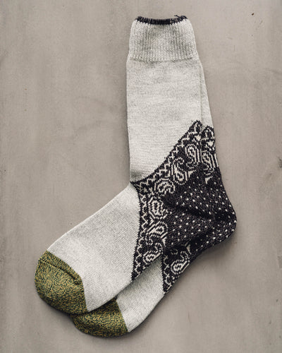 Kapital 96 Yarns Bandana Socks, Black