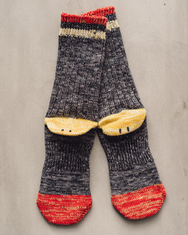 Kapital 72 Yarns Wool Smilie Socks, Grey