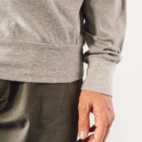 Universal Works College Loose Pullover, Grey