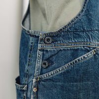 Kapital 11.5oz Denim Workers Overall, Indigo