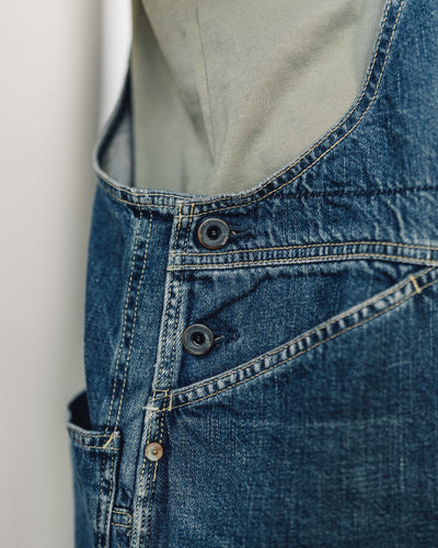 Kapital 11.5oz Denim Workers Overall, Indigo