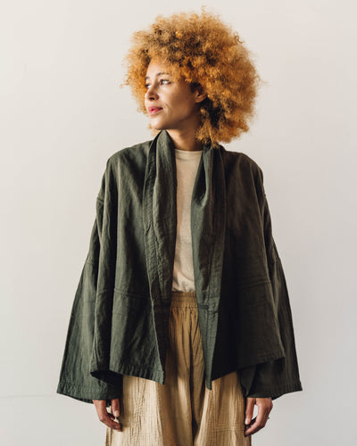 Atelier Delphine Kimono Jacket, Hunter Green