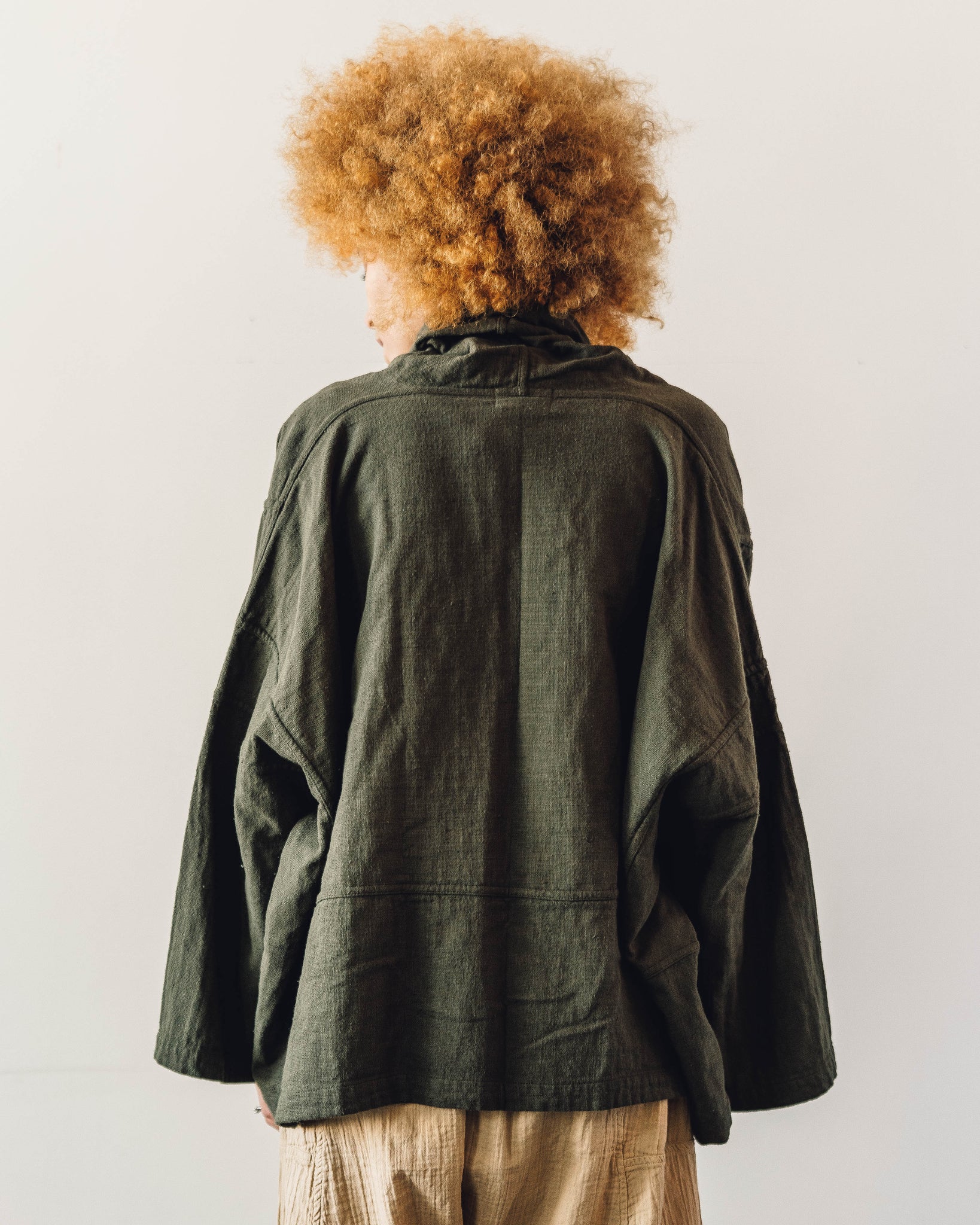 Atelier Delphine Kimono Jacket, Hunter Green