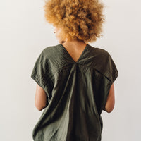 Atelier Delphine Celeste Top, Hunter Green