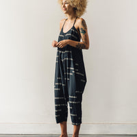 Uzi Halter Jumpsuit, Broken Stripe