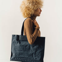 Postalco Flat Tote, Dark Blue