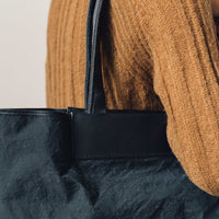 Postalco Flat Tote, Dark Blue