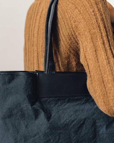 Postalco Flat Tote, Dark Blue