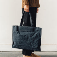 Postalco Flat Tote, Dark Blue