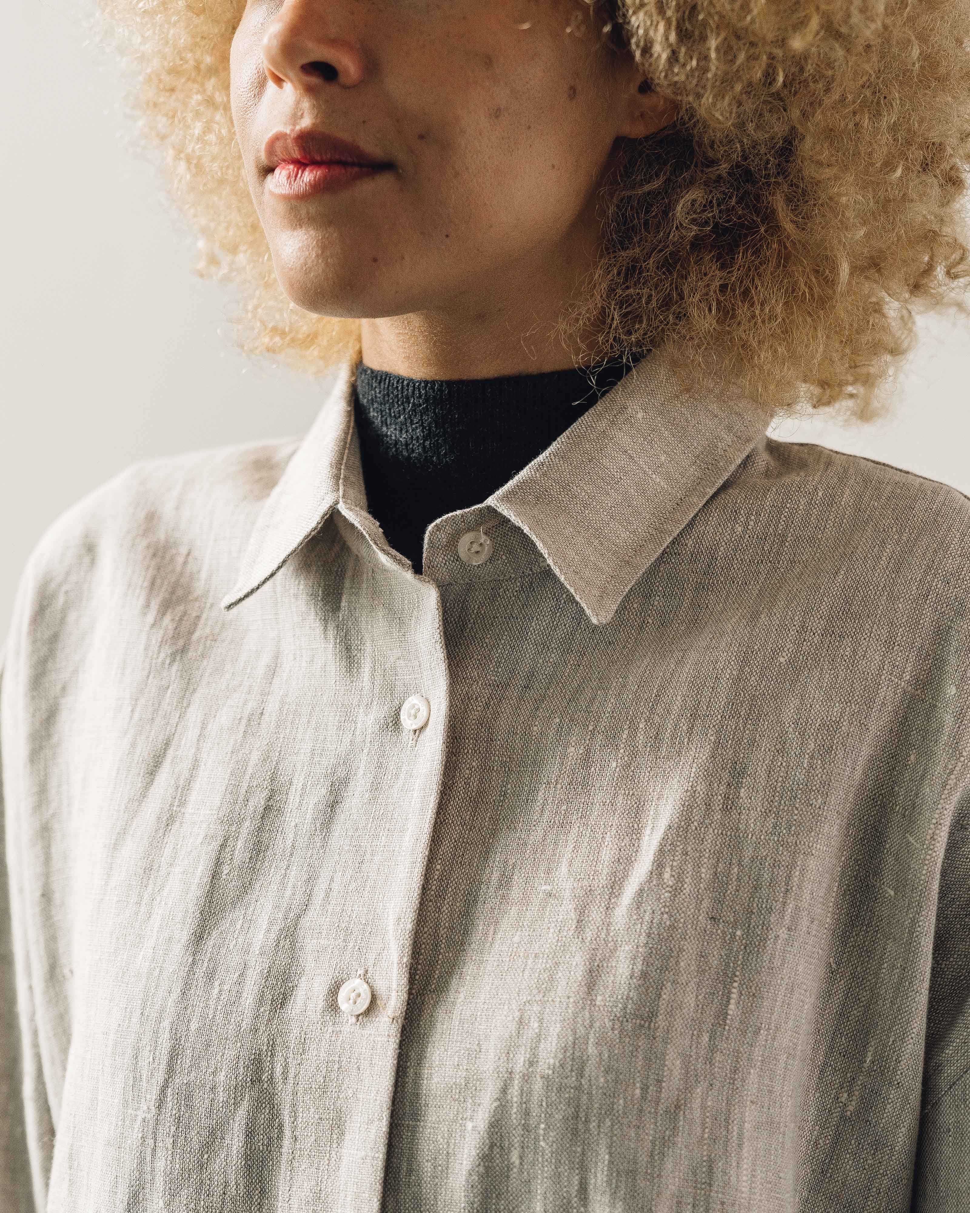 Cordera Natural Linen Shirt – Glasswing