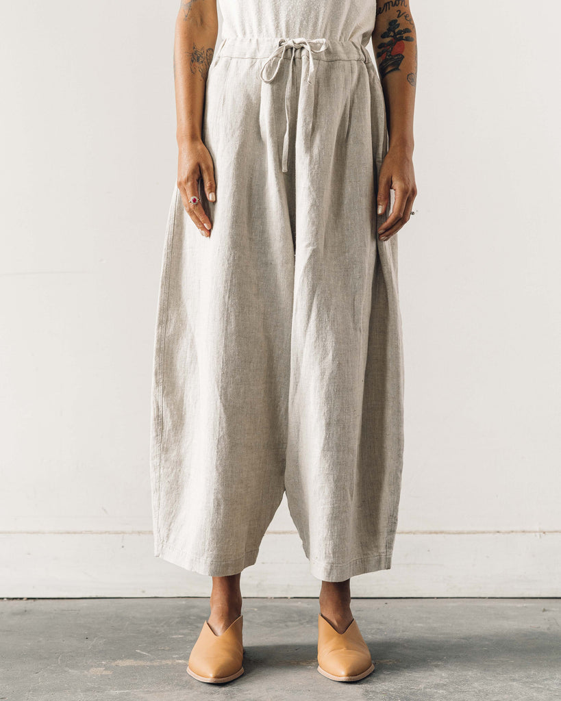 Cordera Natural Linen Maxi Pants | Glasswing