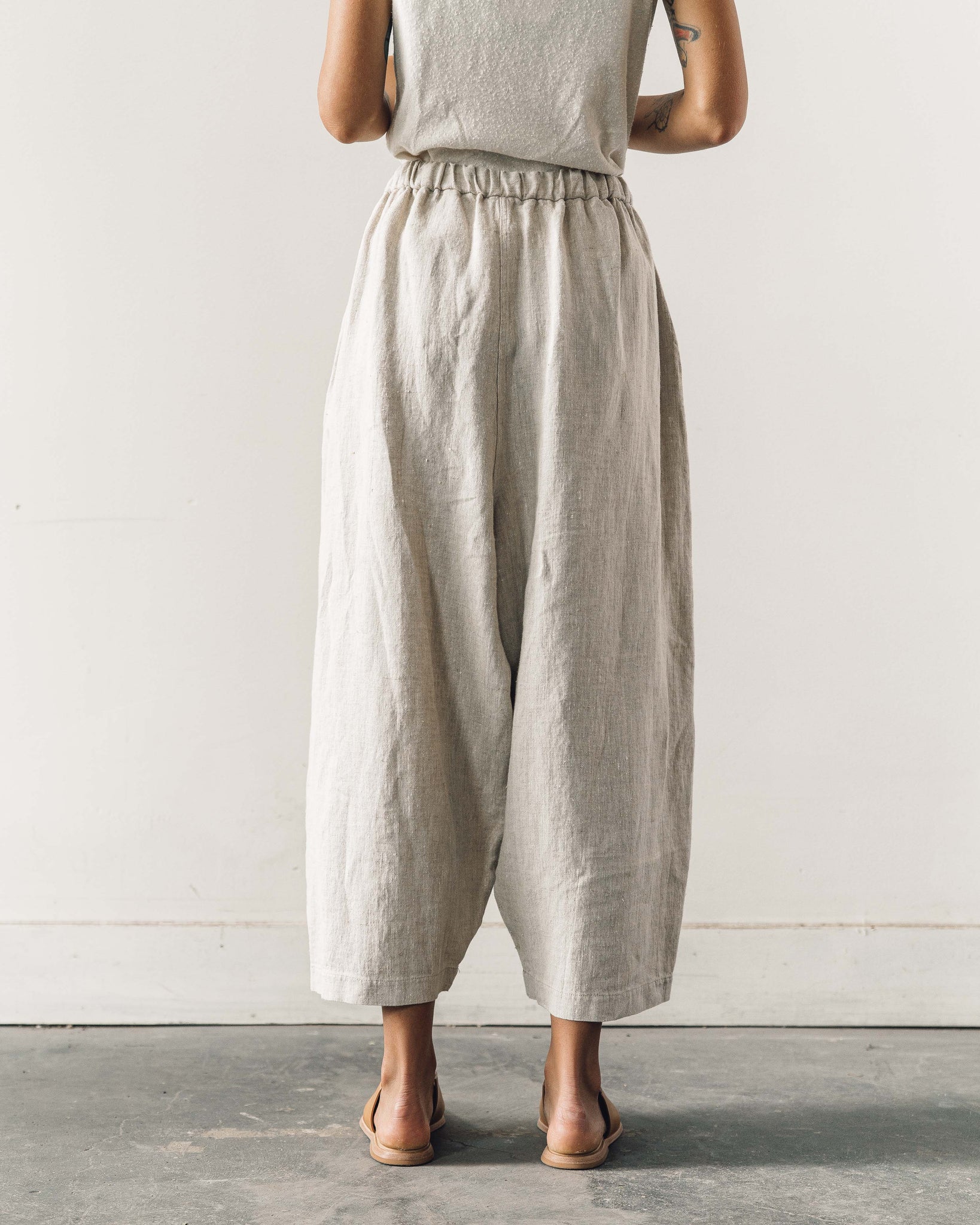 Cordera Natural Linen Maxi Pants