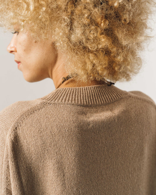 Cordera Cotton Sweater, Camel