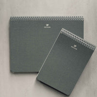 Postalco Notebooks, Charcoal Gray