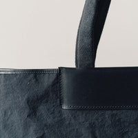 Postalco Flat Tote, Dark Blue