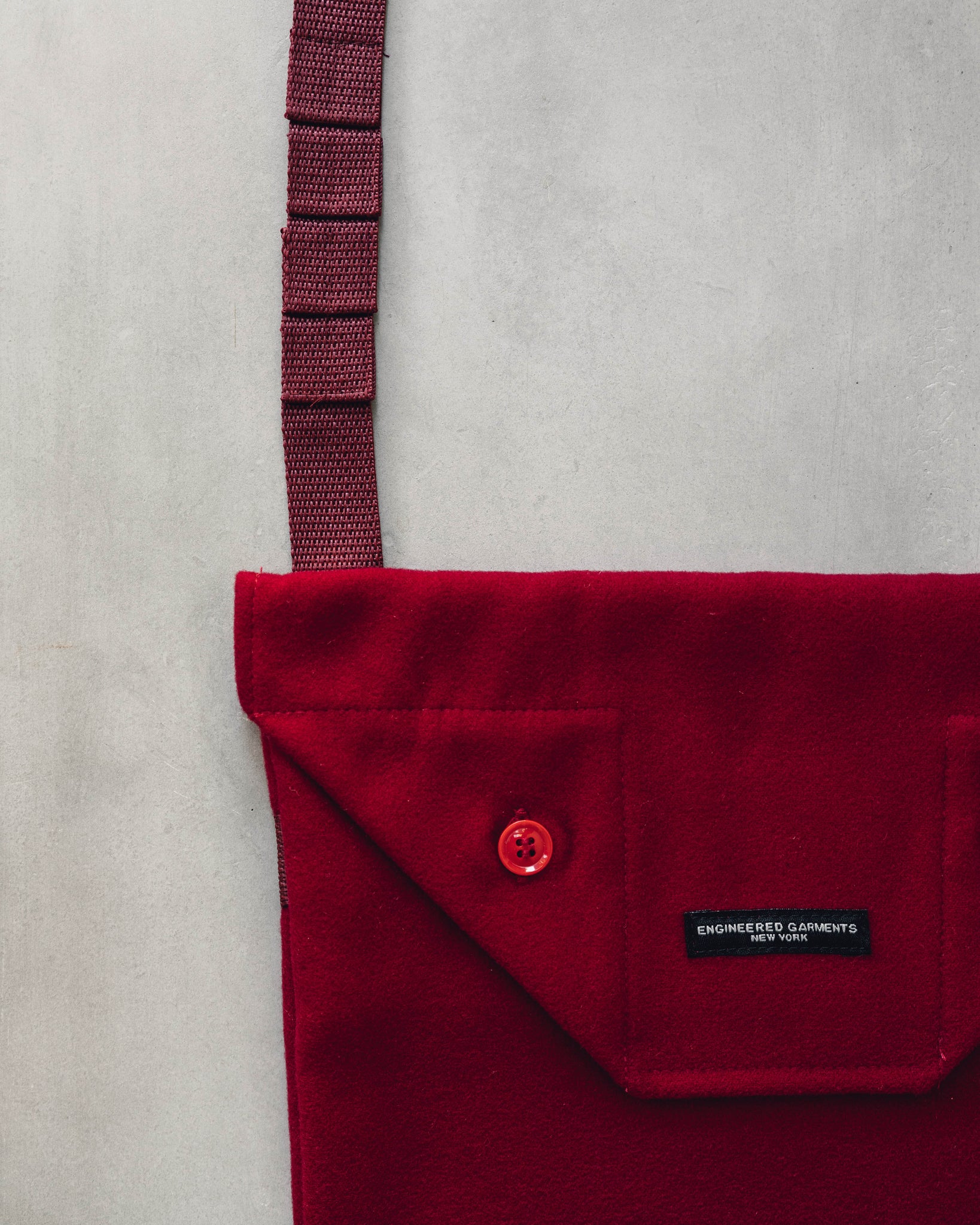 Engineered Garments Shoulder Pouch, Red