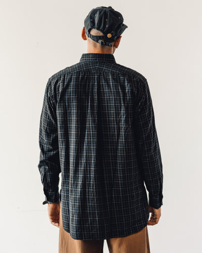 Engineered Garments 19th Century BD Shirt, Black Tattersall