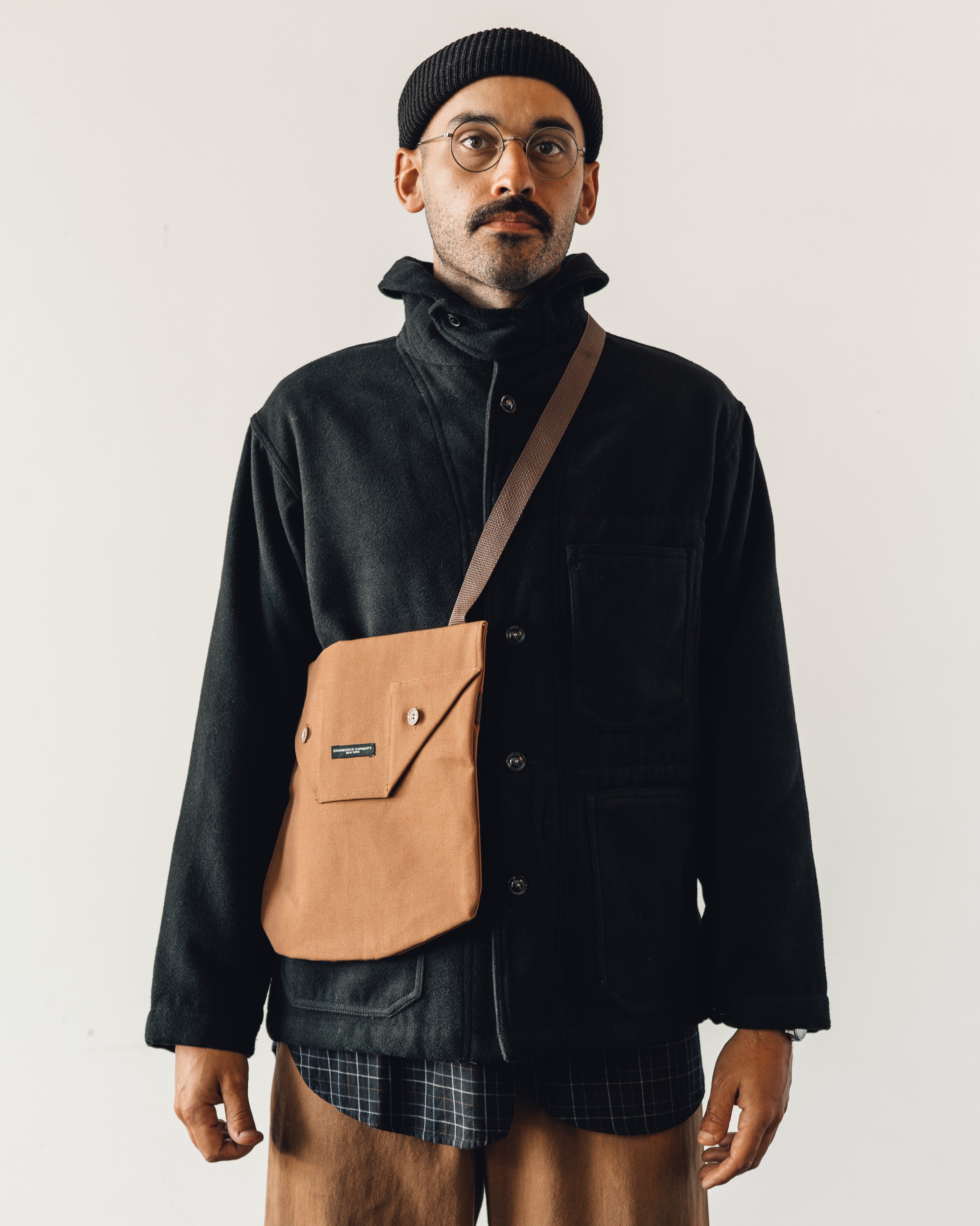 Engineered Garments Shoulder Pouch, Brown – Glasswing