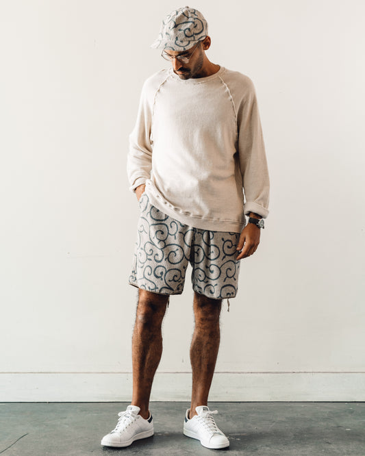 Kapital Unisex Irago Pile Cotton Karakusa Shorts