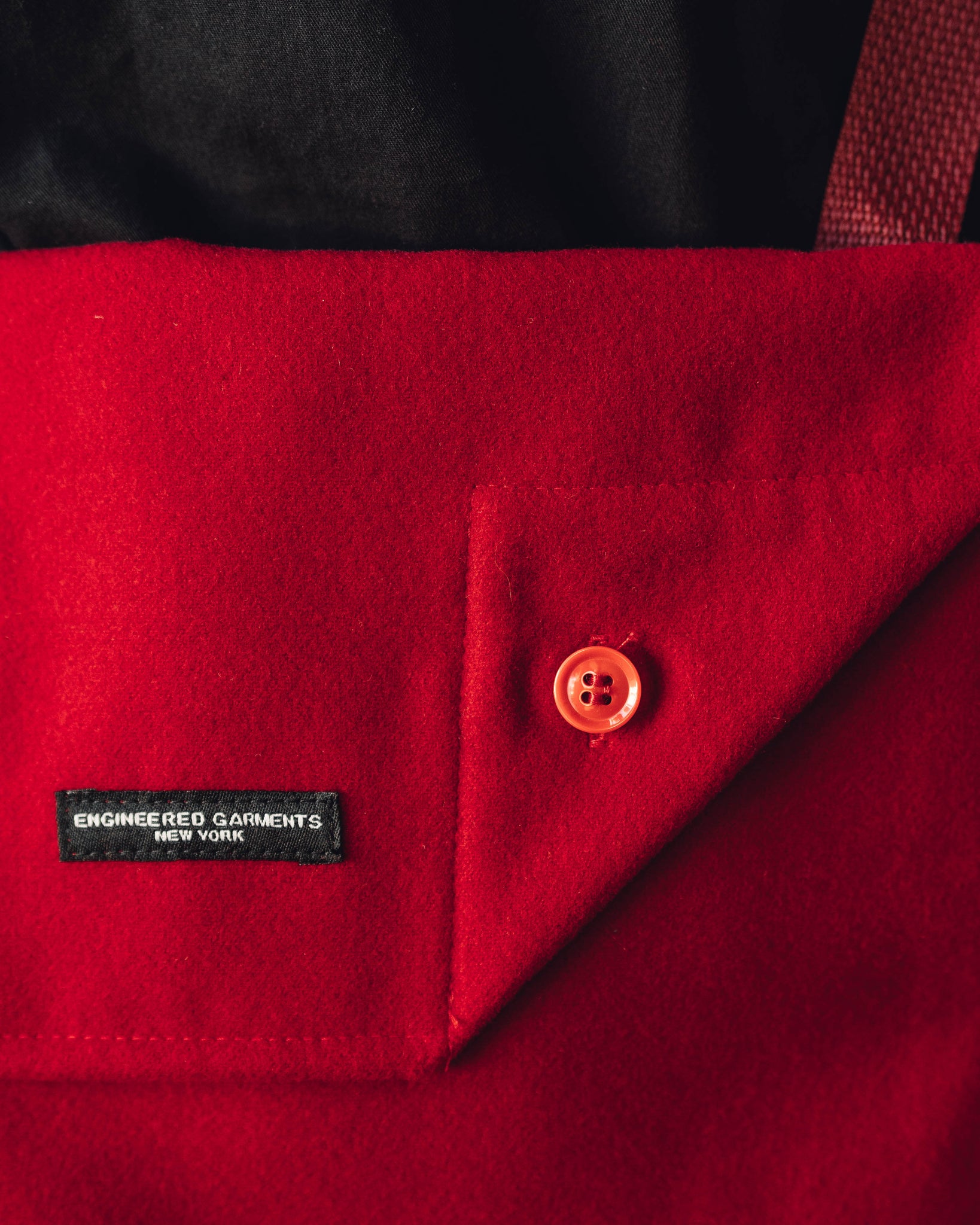 Engineered Garments Shoulder Pouch, Red | Glasswing