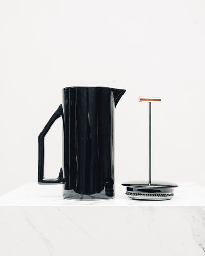 Yield Ceramic French Press 850ml, Black