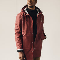 Stutterheim Stockholm Raincoat, Burgundy