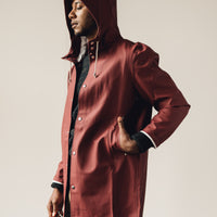 Stutterheim Stockholm Raincoat, Burgundy