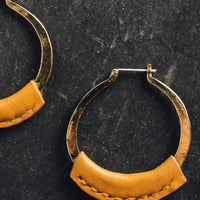 Crescioni Kiva Earrings, Turmeric